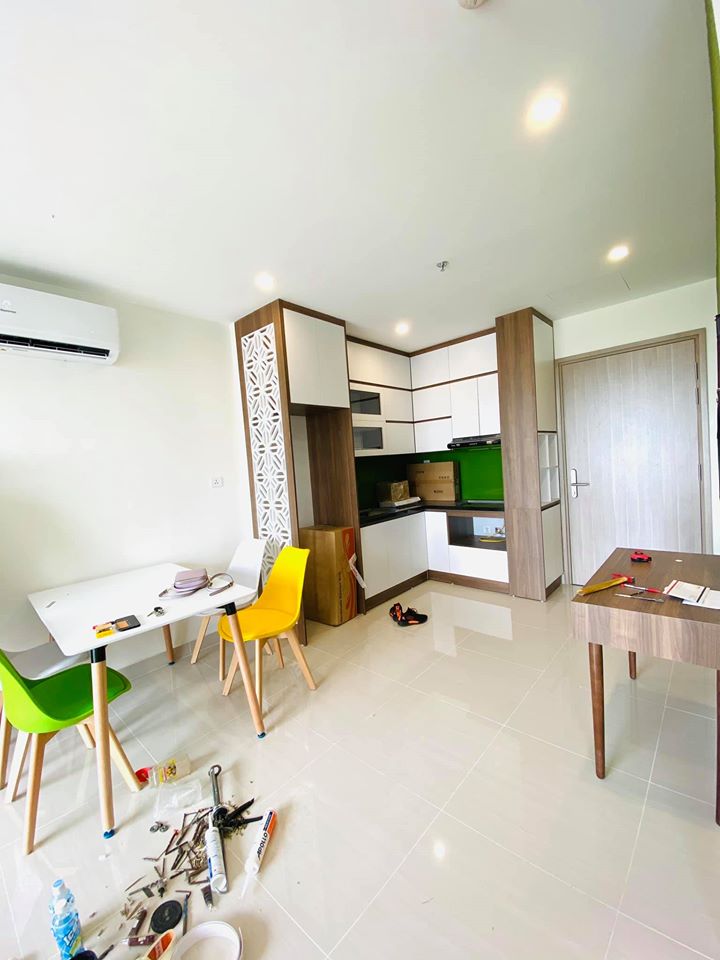 Thi công nội thất chung cư căn hộ S207 diện tích 55m2 dự án Vinhomes Ocean Park