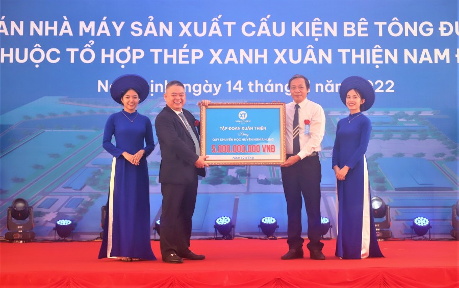 Khởi công Dự án nhà máy sản xuất cấu kiện bê tông đúc sẵn tại Nam Định