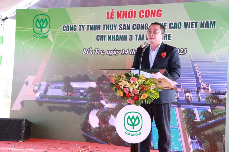 C.P Việt Nam khởi công nhà máy thủy sản công nghệ cao ở Bến Tre ảnh 1
