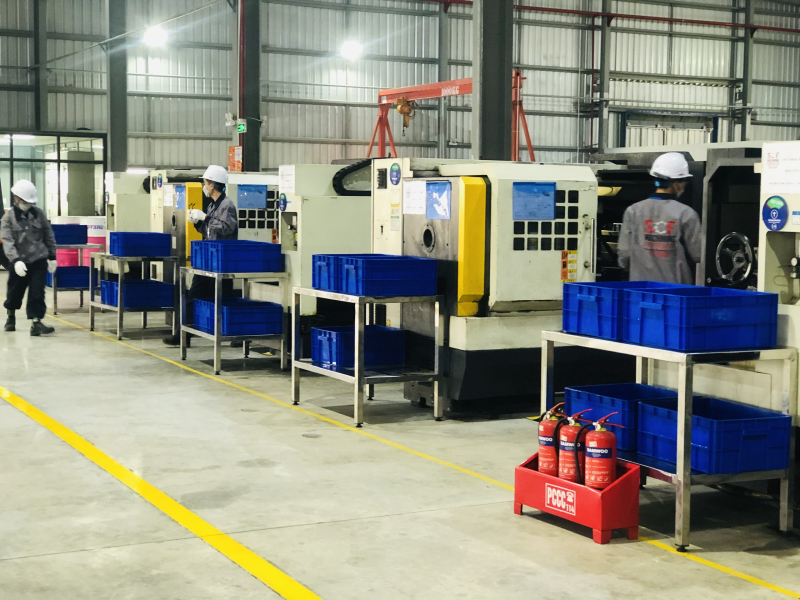 Nhà máy SCF tại Việt Nam có quy mô sản xuất 2.500 tấn sản phẩm/năm. Ảnh: Huyền Trang.
