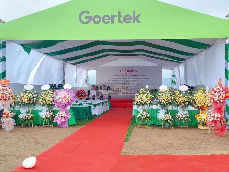 Khởi công nhà máy Goertek Vina tại KCN Nam Sơn – Hạp Lĩnh