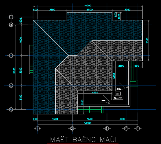 Biệt thự 1 tầng 13x11m