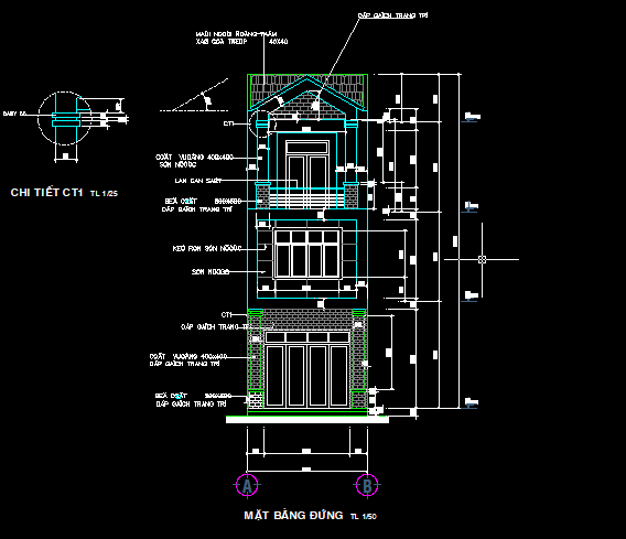 nhà phố 4.5x18m 3 tầng