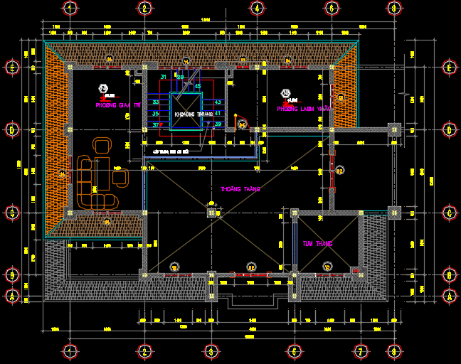 Nhà biệt thự 5 tầng 15x18m