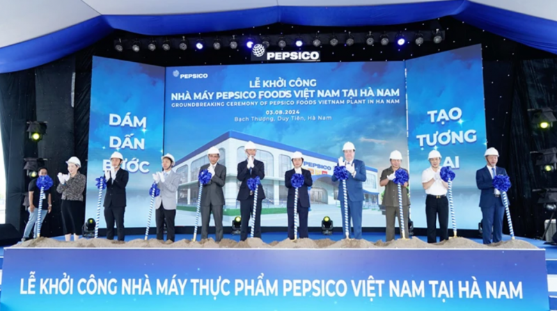 Khởi công xây dựng nhà máy PepsiCo Foods Việt Nam tại Hà Nam