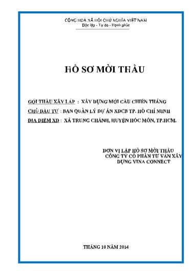 Hồ sơ mời thầu