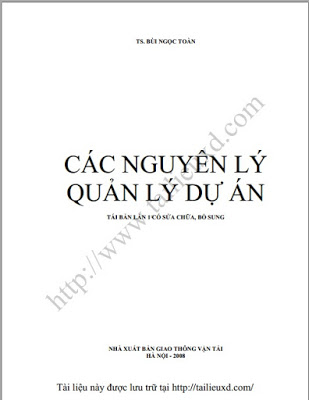 Các Nguyên Lý Quản Lý Dự Án - Bùi Ngọc Toàn