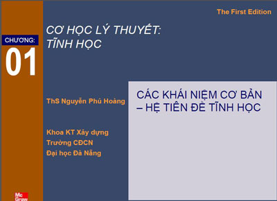 Cơ lý thuyết: Tĩnh học