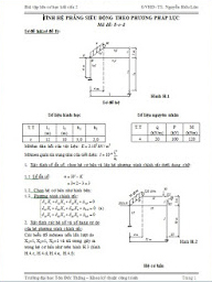 Bài Tập Lớn Cơ Học Kết Cấu 2 – Ts.nguyễn Hữu Lân