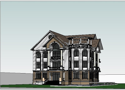 Tổng hợp các mẫu công trình trên phần mềm revit - MẪU 1