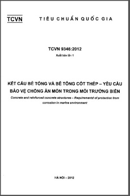 TCVN 9346 : 2012. Kết cấu bê tông và bê tông cốt thép - Yêu cầu bảo vệ chống ăn mòn trong môi trường biển