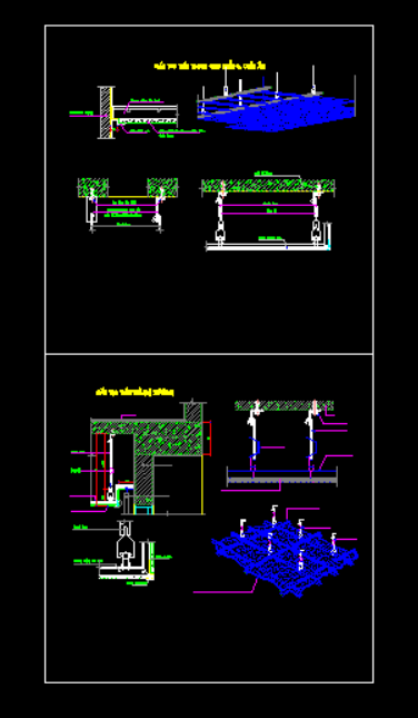 Thư viên bản vẽ trần thạch cao