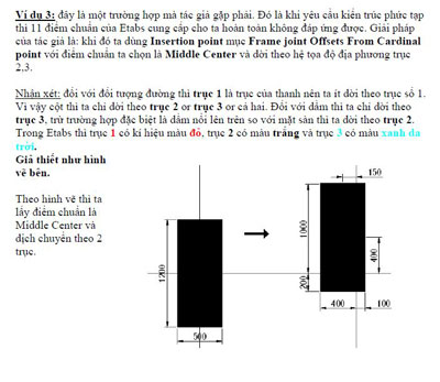 Insertion Point Một tính năng hay của Etabs