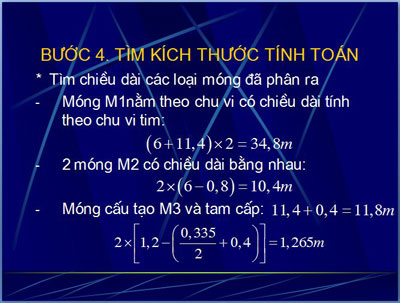 Slide hướng dẫn + Bài tập + Bảng đo bóc khối lượng mẫu, dành cho người học đo bóc khối lượng