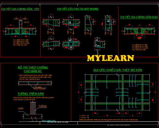ghi chú chung trong bản vẽ kết cấu