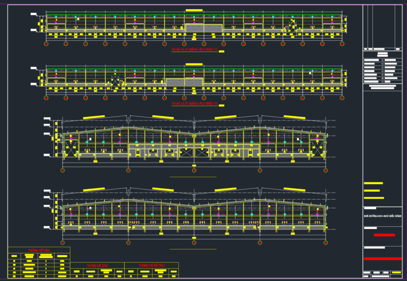 Bản vẽ autocad nhà xưởng 80x120m chuyên nghiệp